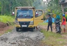 Ruas Jalan Faondrato–Pantai Nias Barat Mulai Dibangun