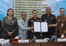 Kejari Gunungsitoli Teken Kerja Sama Percepatan Pendaftaran Tanah Wakaf