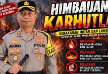 Kapolres Nias Imbau Warga Hentikan Karhutla: Jaga Hutan, Jaga Kehidupan