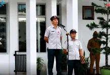 Momen Upacara, Kalak BPBD Gunungsitoli Ajak ASN Tingkatkan Kesiapsiagaan Bencana