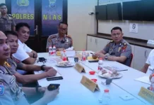 Polres Nias Ikuti Rakor Pembangunan Jembatan dan Budidaya Bawang Putih