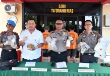 Polres Nias Ungkap Enam Kasus Narkotika