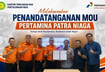Basarnas Nias Teken MOU dengan Pertamina Patra Niaga, Perkuat Sinergi SAR