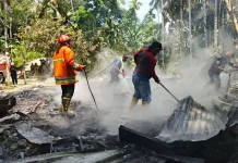 Si Jago Merah Lahap Rumah di Desa Simandraölö