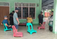 Intensitas Hujan Tinggi, Sejumlah Permukiman di Nias Barat Terendam Banjir