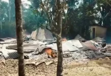 Kebakaran Hanguskan Rumah Warga di Desa Simandraolo