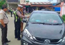 Satlantas Polres Nias Gelar Razia Pajak Kendaraan Bermotor