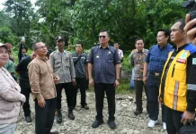 Bupati Nias Selatan Tinjau Infrastruktur di Aramo