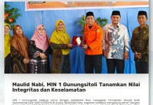 Peringatan Maulid Nabi MIN 1 Gunungsitoli Diwarnai Edukasi Keselamatan