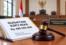 Gugatan KSP3 Nias Rp488,56 Juta Masuk Pemeriksaan Bukti