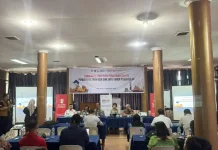 Seksama Sarumaha Buka Lokakarya Finalisasi Perbup PAUD Satu Tahun Prasekolah