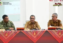 Rakornis Program TNI Manunggal Membangun Desa di kabupaten Nias