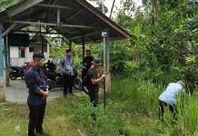 Jaga Aset Umat, KUA Tuhemberua Dampingi BPN Ukur Tanah Wakaf di Ladara