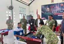 Dandim Nias Ingatkan Peserta Domino Junjung Sportivitas