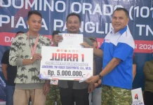 Tim AGT Keluar sebagai Juara Domino 101 Piala Panglima TNI
