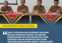 Pemkab Nias Utara Seleksi Ketat Calon Kampung Kreatif Sumut Berkat 2026