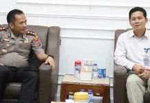 Kapolres Nias Sambut Kunjungan Pimpinan Bulog Gunungsitoli