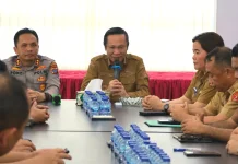 Bupati Eliyunus Sambut Kapolres Nias, Bahas Infrastruktur hingga Ancaman Narkoba