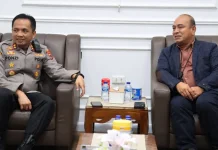 Kapolres Nias Terima Kunjungan Manager PLN UP3 Nias