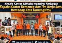 Perkuat Sinergi, Kepala SAR Nias Terima Kunjungan Kemenag Gunungsitoli