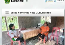 Pelayanan Rohani Kemenag Gunungsitoli Hadir Langsung di Rumah Warga