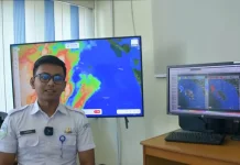 Siang-Sore Hari Kepulauan Nias Potensi Hujan Sedang