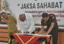 Dukung Dunia Pendidikan, Bupati Nias Utara Hadiri MoU "Jaksa Sahabat Pendidik"