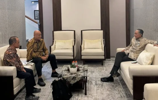 Bupati Nias Utara Audiensi di Kementerin PU