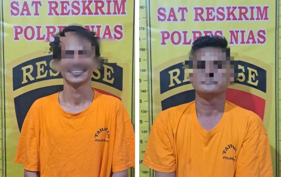 Polres Nias Tahan Dua Tersangka Dugaan Kasus Pemerasan di Kantor DPRD