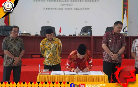 DPRD Kabupaten Nias Selatan Sepakati 8 Produk Hukum Daerah