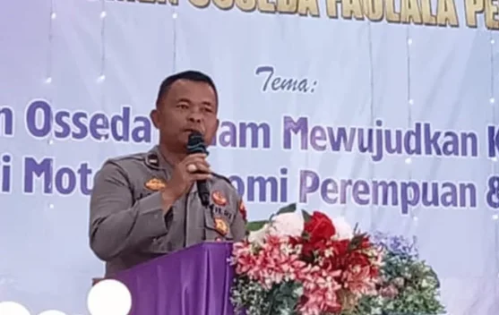 Polres Nias Hadir pada RAT Koperasi Konsumen OSSEDA Faolala Perempuan Nias