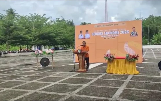 BPS Nias Gelar Pencanangan Sensus Ekonomi dan Pelepasan Petugas SE2026