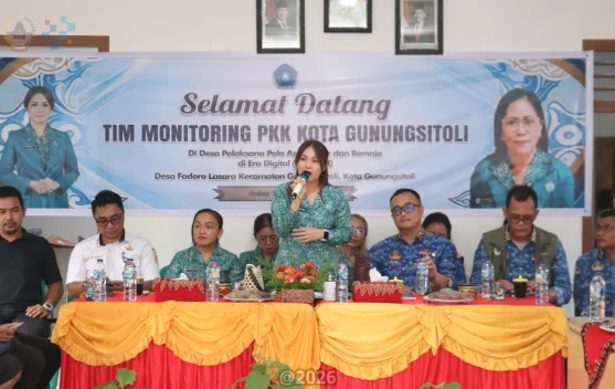 Perkuat PAAREDI, TP-PKK Gunungsitoli Monitoring Desa Binaan