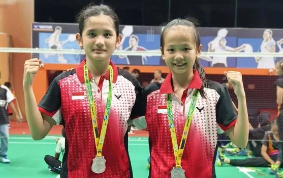 Christelle dan Valery Raih Medali Perak Sirprov PBSI Sumut ke- II 2026