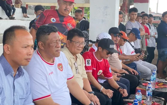 Ketua KONI Sumut berkunjung ke Lapangan Pelita dan Menyaksikan Turnamen PSSI