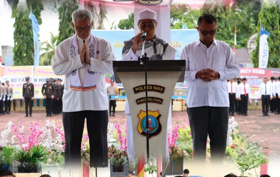 Peringatan Hari Bhayangkara Polres Nias Dirangkai Doa Bersama