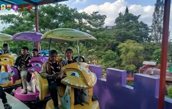 Kwarcab Gerakan Pramuka Nias Kunjungi objek wisata Hillpark Sibolangit