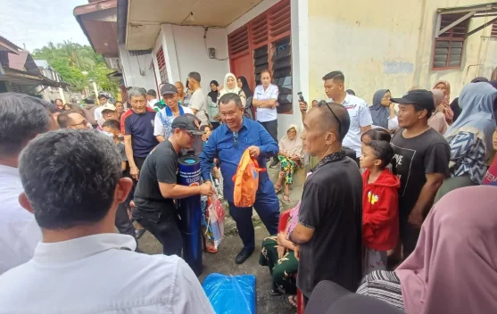TRD BPBD Salurkan Bantuan Bagi Korban Kebakaran di Desa Mudik