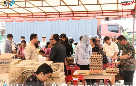 Stabilkan Harga, Pemko Gunungsitoli Gelar Operasi Pasar