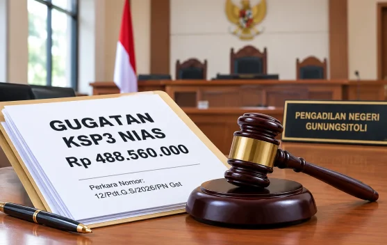 Gugatan KSP3 Nias Rp488,56 Juta Masuk Pemeriksaan Bukti