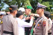 Polres Nias Gelar Apel Pasukan Operasi Ketupat Toba 2026