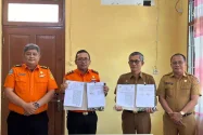 Perkuat Penanganan Bencana, Basarnas Nias Teken PKS dengan Tiga OPD Kabupaten Nias