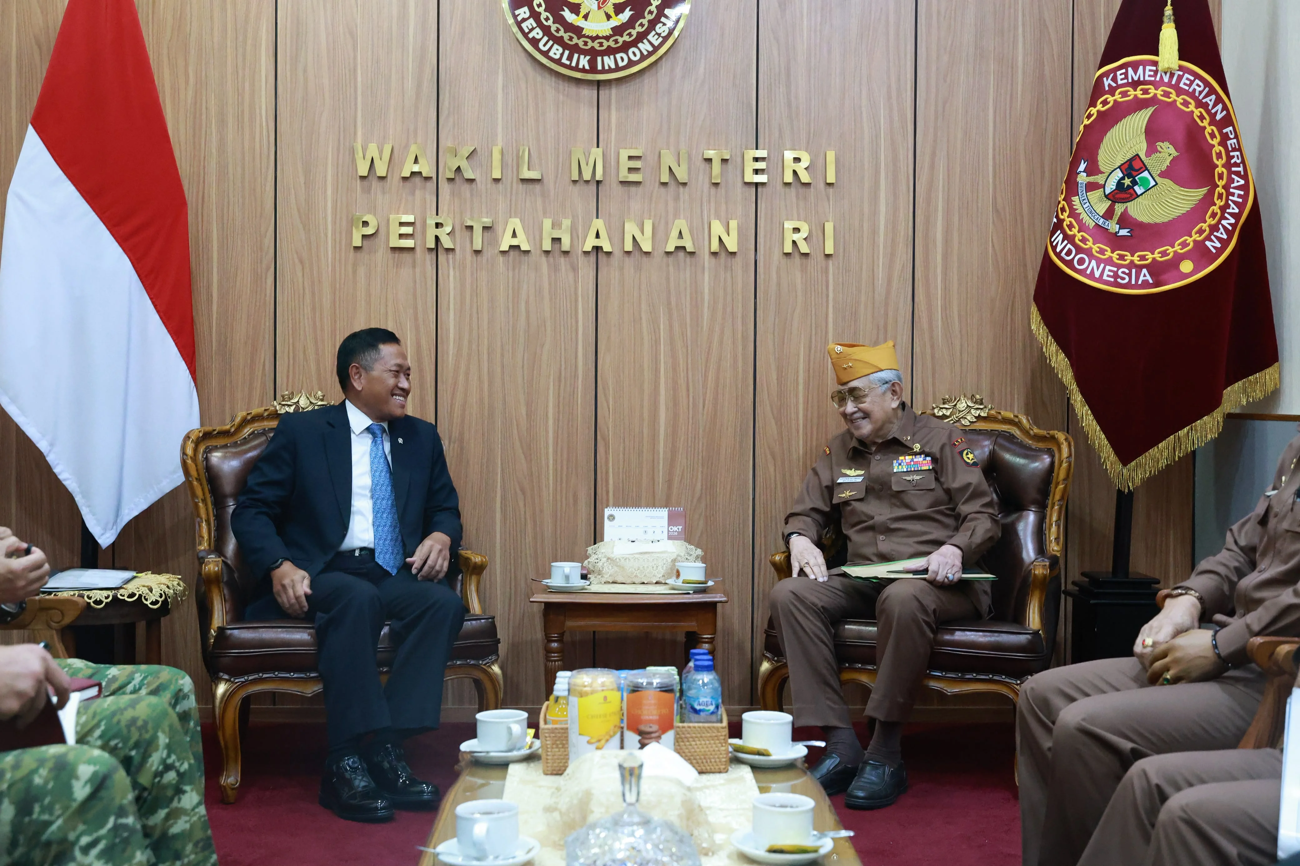 Wamenhan RI Terima Audiensi Ketua Yayasan Gedung Veteran RI | LPP RRI