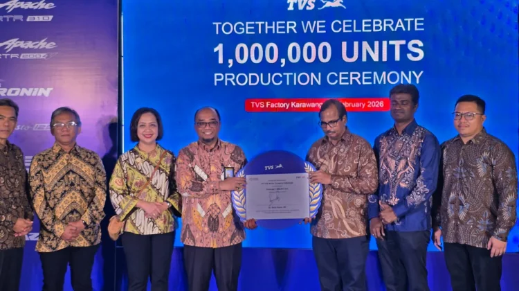 Kemenperin Apresiasi Pencapaian Produksi 1 Juta Unit PT TVS Motor
