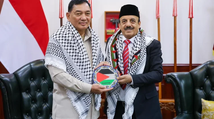 Menhan Sjafrie Menerima Kunjungan Pejabat Baru dari Kedubes Palestina