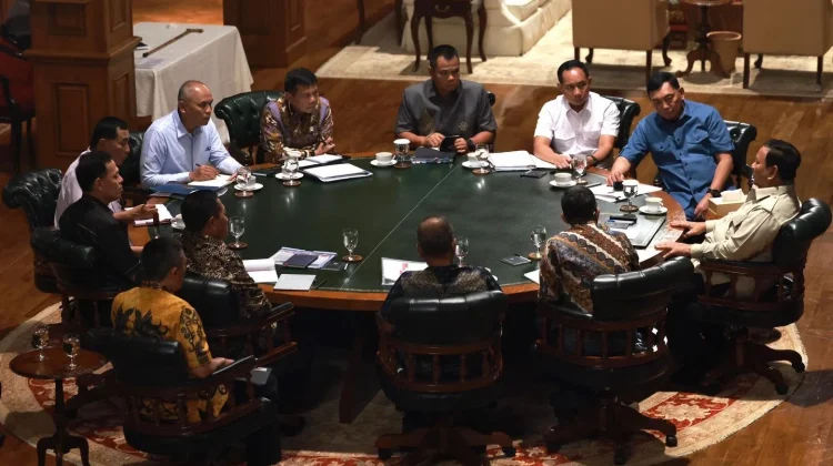 Menhan Ikut Rapat Strategis di Hambalang, Pendidikan Teknologi Jadi Sorotan