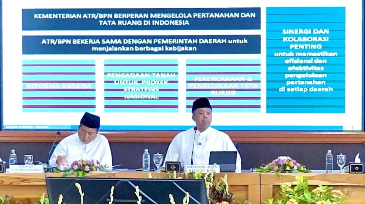 Menteri Nusron Imbau Kepala Daerah dan Masyarakat NTB untuk Mutakhirkan Data