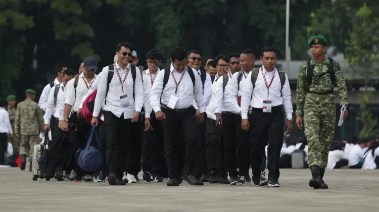 Kemhan Berangkatkan Ribuan ASN Calon Komcad Gelombang I TA 2026