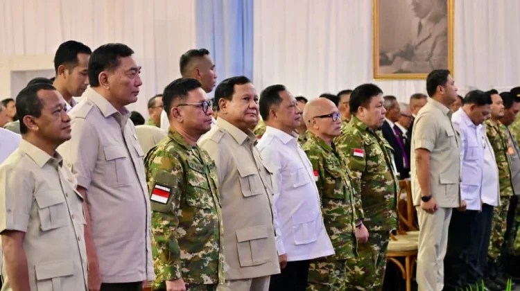 Menhan Hadiri Pengarahan Presiden KPPD Magelang, Tekankan Sinergi Pusat-Daerah