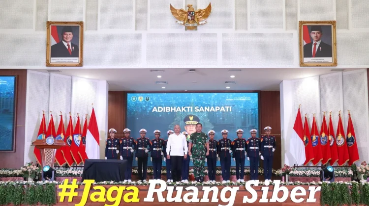 BSSN Beri Penghargaan Adibhakti Sanapati untuk KSAD